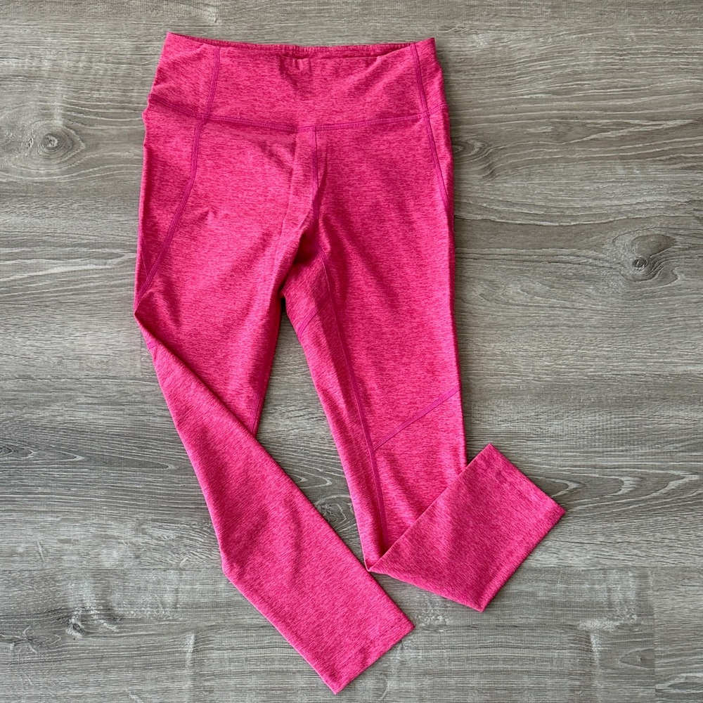 Outdoor Voices Pink Warm Up Leggings